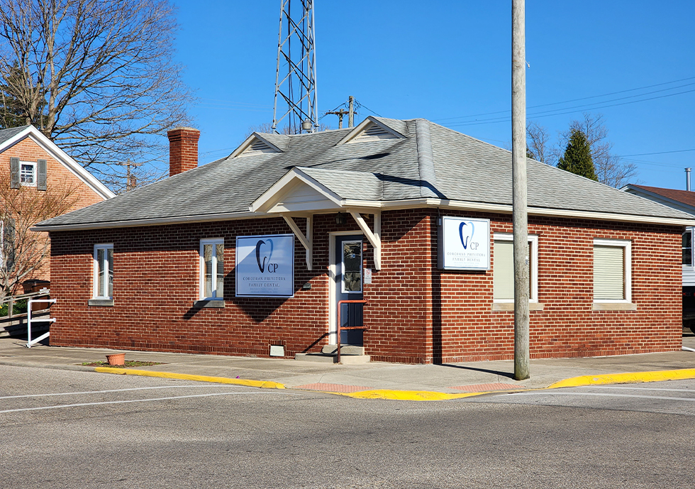 Exterior of Waverly Ohio dental office
